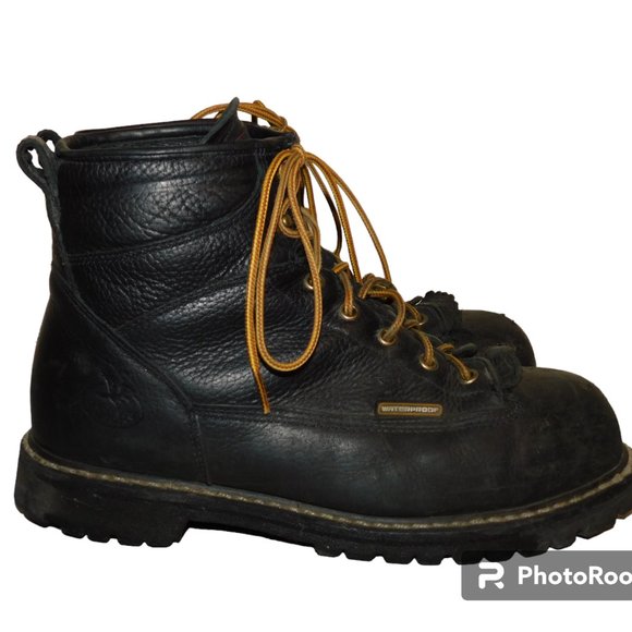 Georgia Boots Waterproof Lace Up Work Boots Size 10M 6\